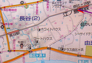 ���J�w���ӂ̒n�}