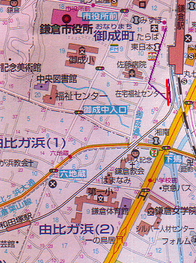 �a�c�ˉw���ӂ̒n�}